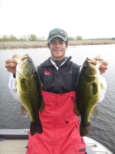 Pre-Spawn Largemouth on moving baits makes for fast action! 