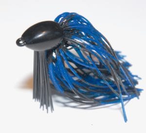 A Witch Doctor Tackle Tungsten Flipping Jig features a double weed guard and has a smaller profile than its lead counterparts, so it makes a great punching jig for mat fishing!