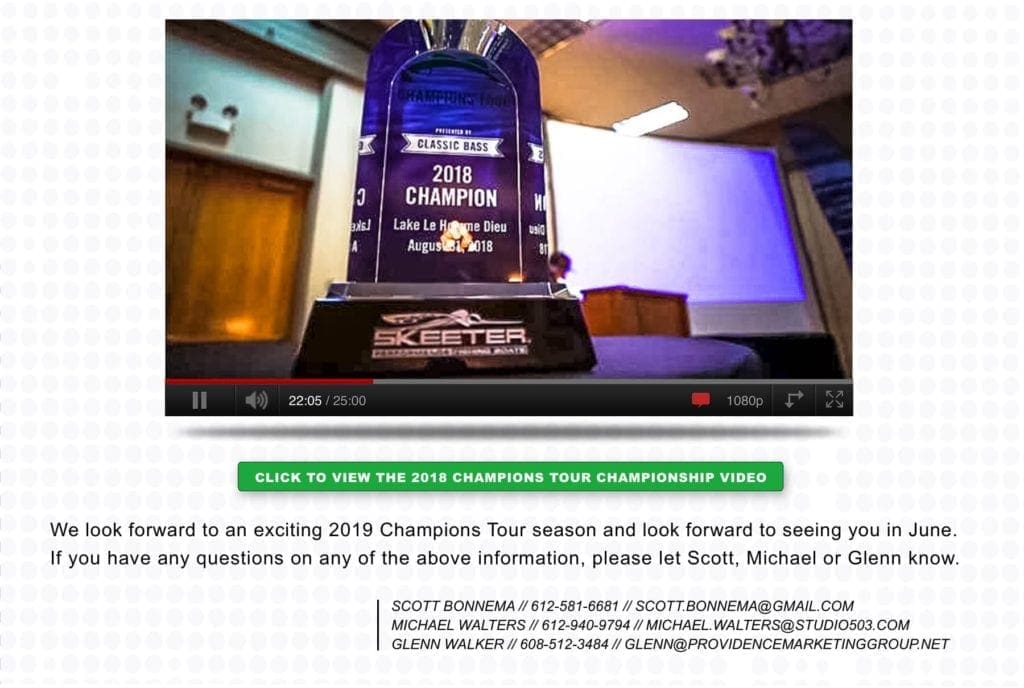 champions tour locations